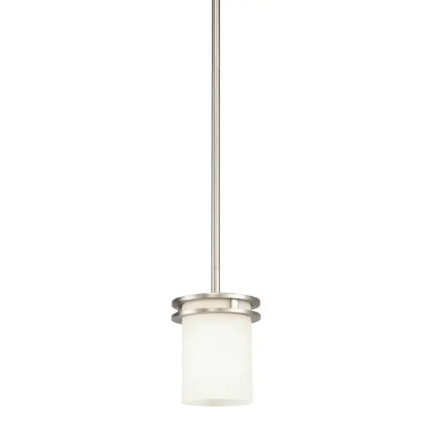 Hendrik One Light Mini Pendant in Brushed Nickel