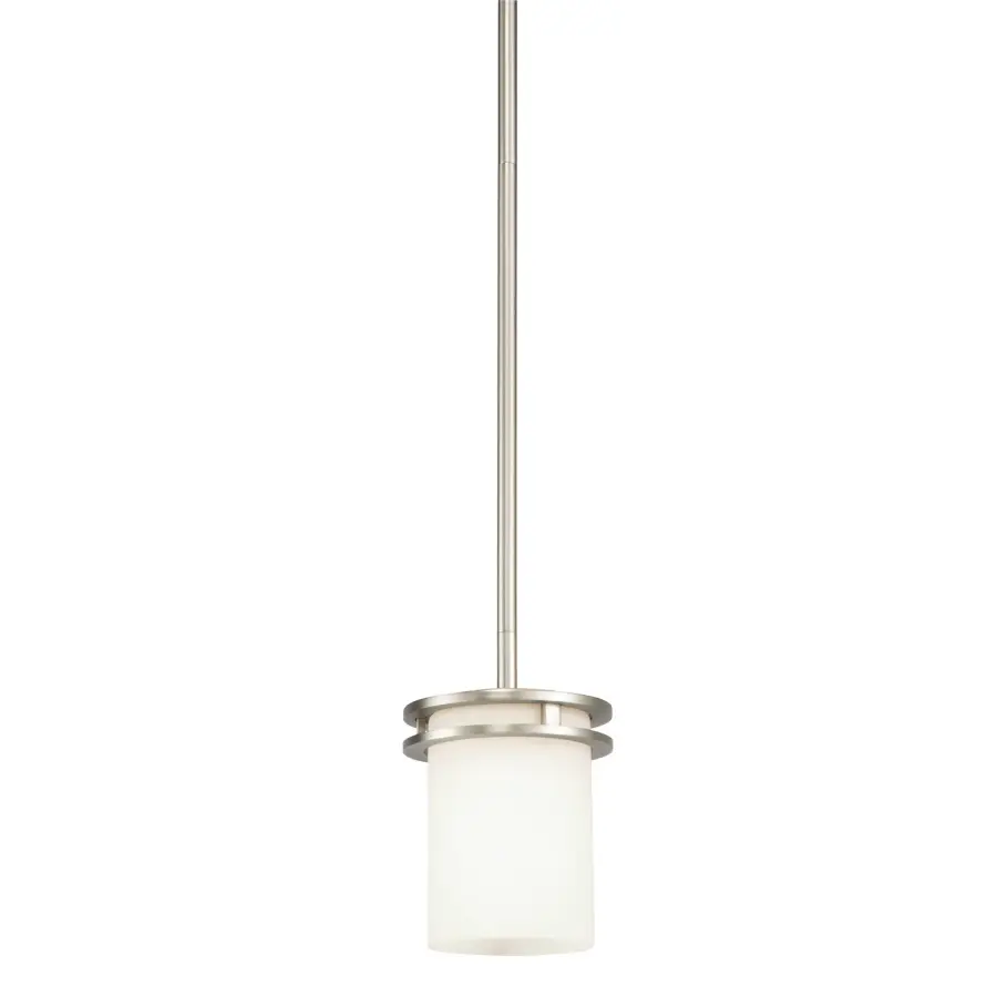 Hendrik One Light Mini Pendant in Brushed Nickel