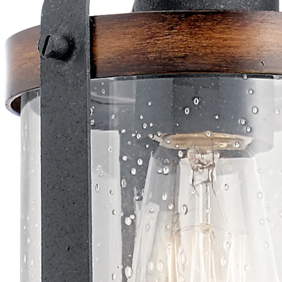 Barrington Mini Pendant in Distressed Black - Image 4
