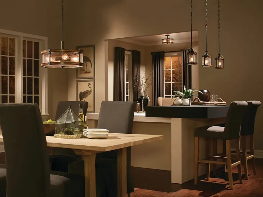 Barrington Mini Pendant in Distressed Black - Image 5