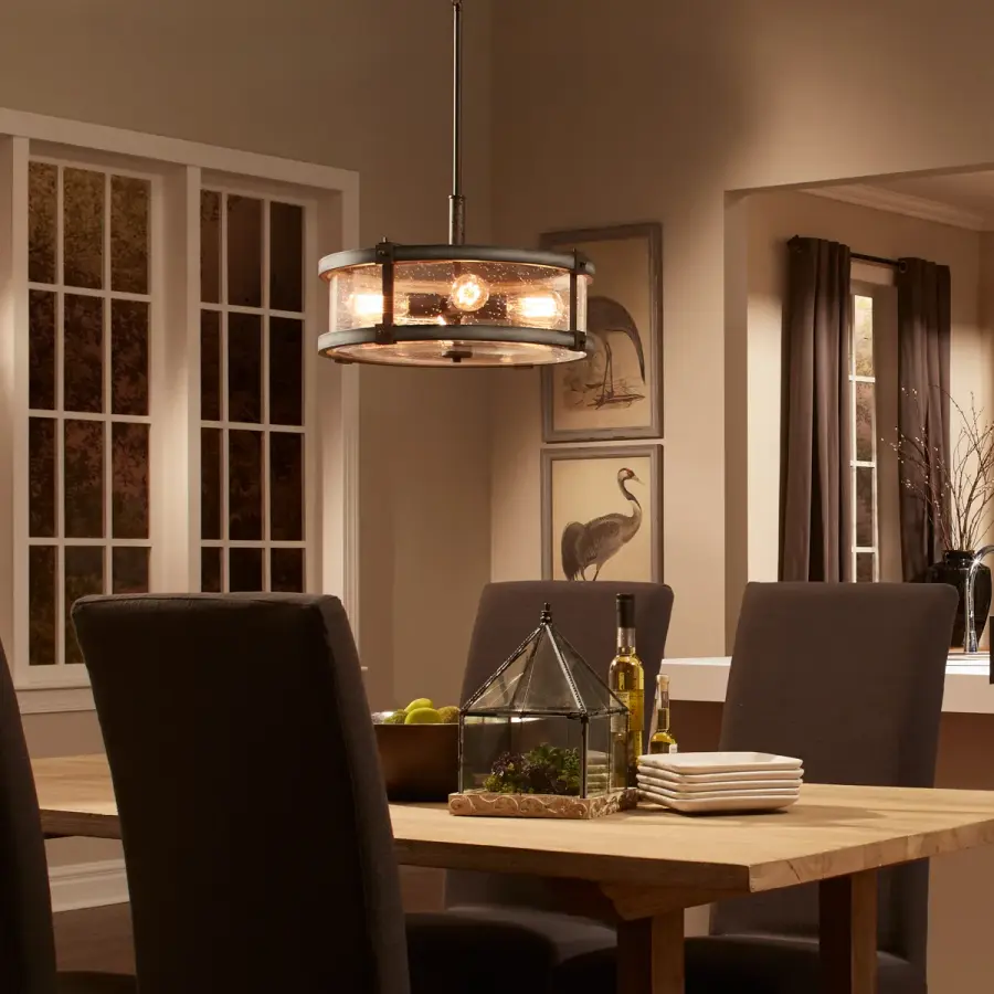 Barrington 4-Light Drum Pendant - Image 4