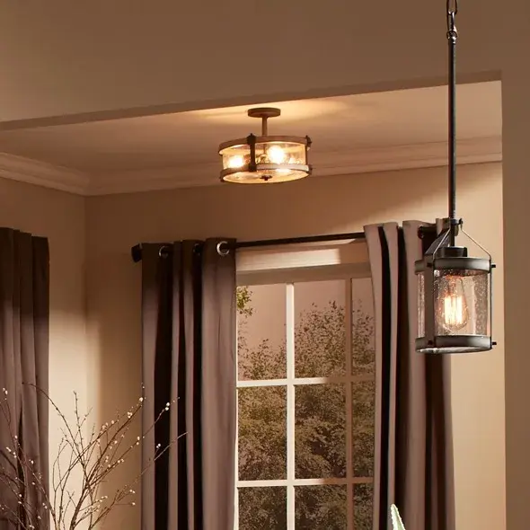 Barrington Semi-Flush Mount Ceiling Light - Image 6