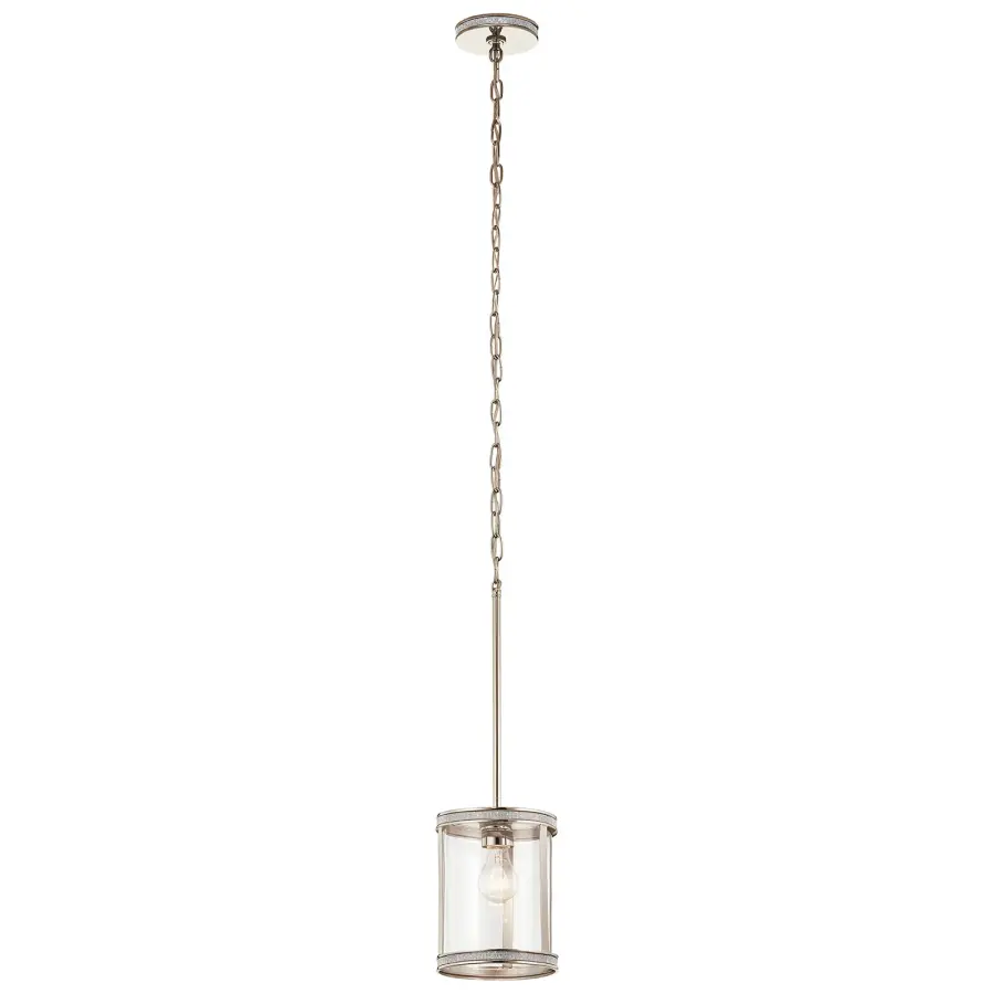 Angelica Mini Pendant in Polished Nickel - Image 1