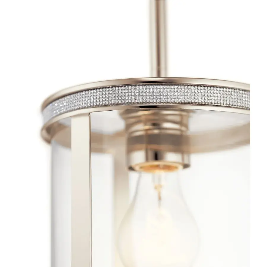Angelica Mini Pendant in Polished Nickel - Image 4