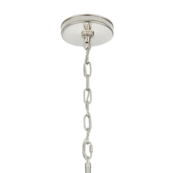 Angelica 5-Light Drum Pendant in Polished Nickel - Image 4