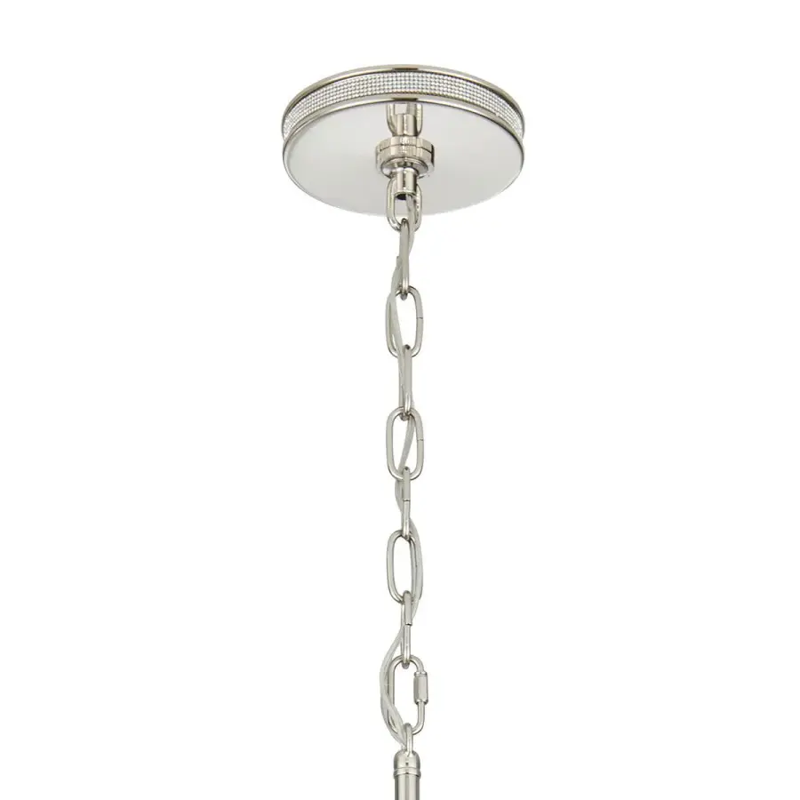 Angelica 5-Light Drum Pendant in Polished Nickel - Image 4