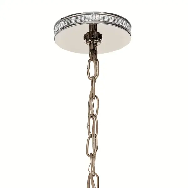 Angelica 3-Light Pendant in Polished Nickel - Image 3