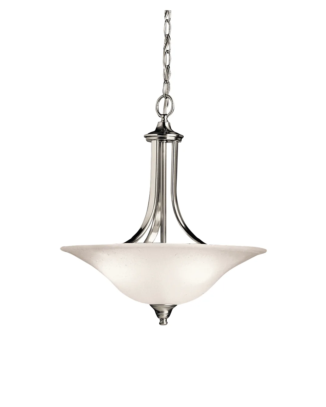 Dover 3-Light Convertible Pendant in Brushed Nickel