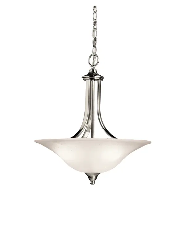 Dover 3-Light Convertible Pendant in Brushed Nickel