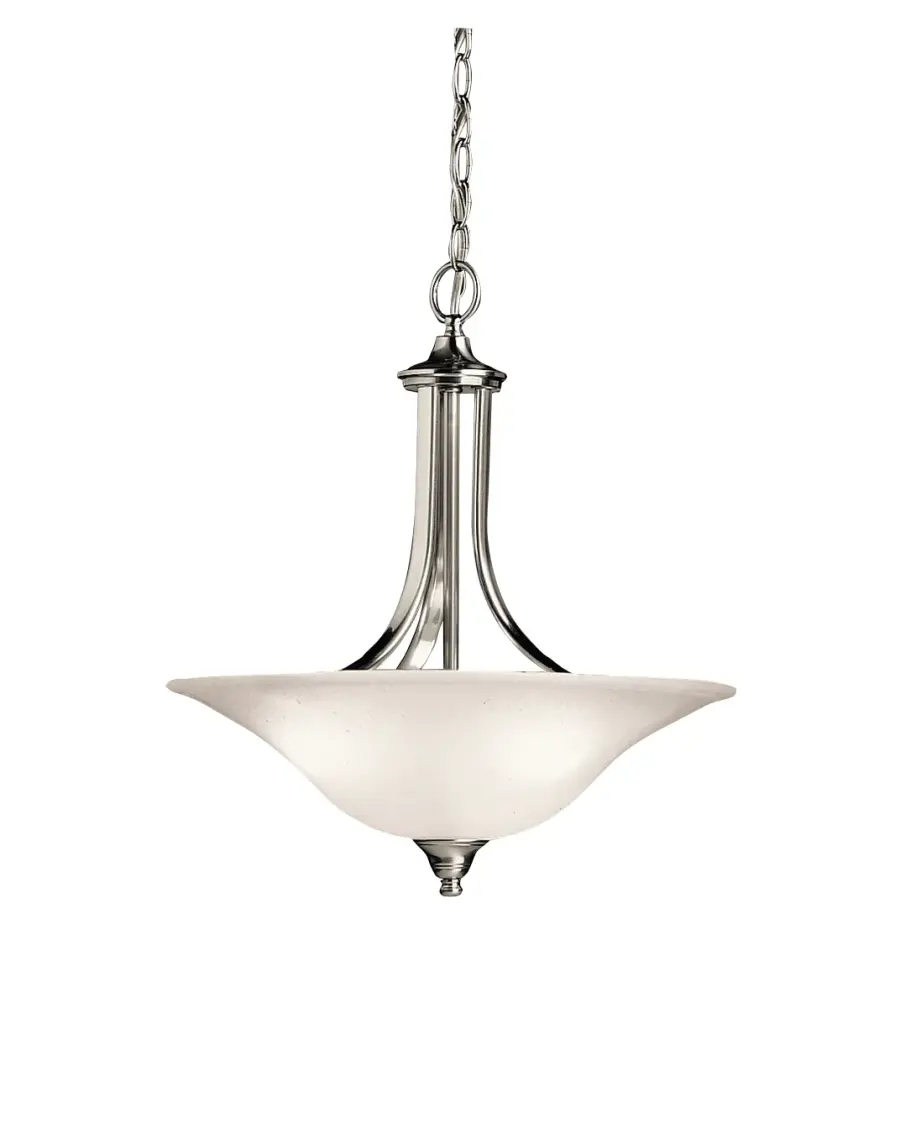 Dover 3-Light Convertible Pendant in Brushed Nickel