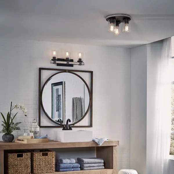 Barrington 3-Light Flush Mount Ceiling Light - Image 5