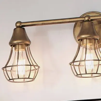 Bayley 3-Light Vanity Light in Natural Brass - Image 5