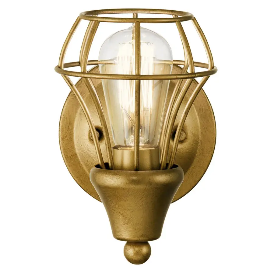 Bayley Wall Sconce in Natural Brass - Image 2