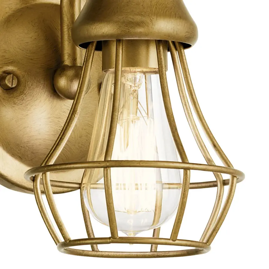 Bayley Wall Sconce in Natural Brass - Image 3