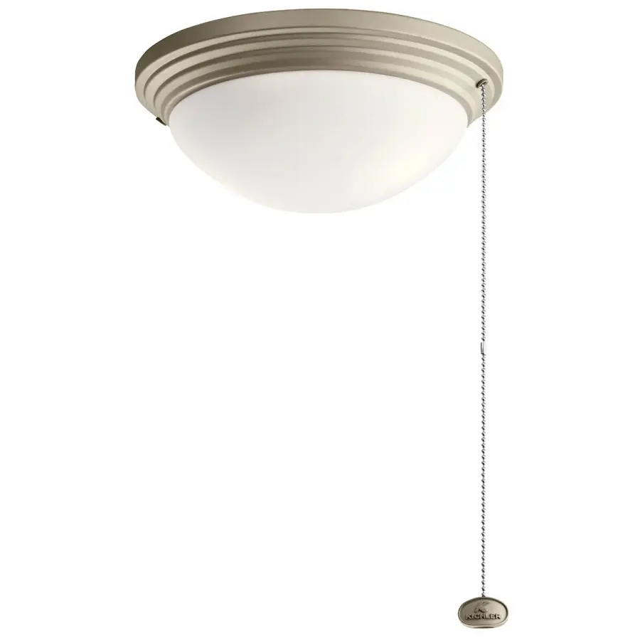 Accessory Fan Light Kit in Antique Satin Silver