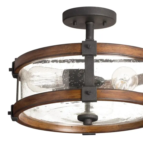 Barrington 3-Light Semi-Flush Mount Ceiling Light - Image 2