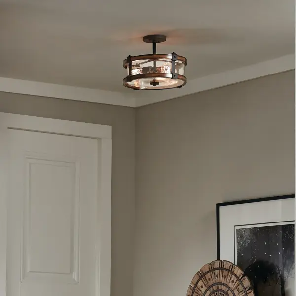 Barrington 3-Light Semi-Flush Mount Ceiling Light - Image 3