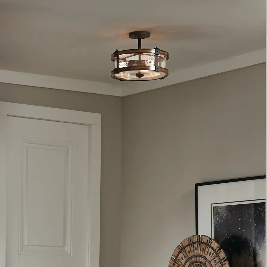 Barrington 3-Light Semi-Flush Mount Ceiling Light - Image 3
