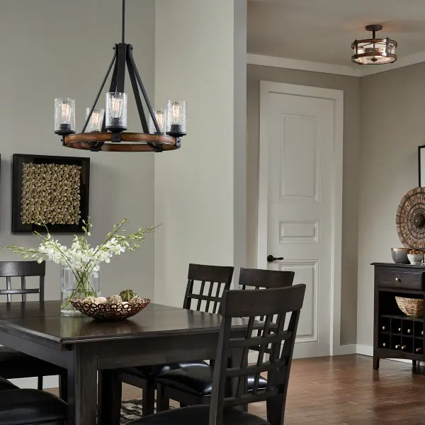 Barrington 3-Light Semi-Flush Mount Ceiling Light - Image 5