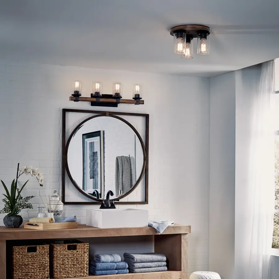 Barrington 3-Light Flush Mount Ceiling Light - Image 5