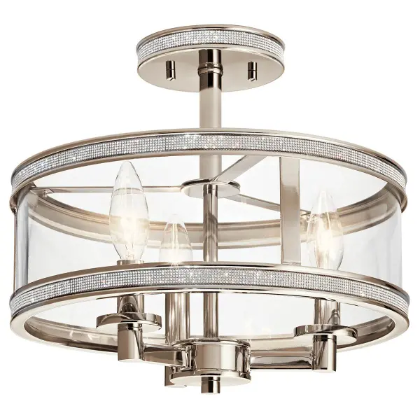Angelica Semi-Flush Mount Ceiling Light - Image 1