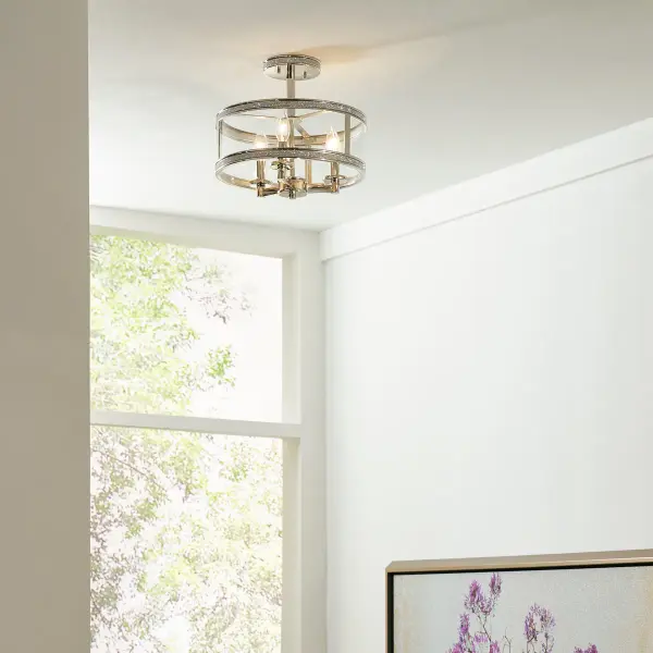 Angelica Semi-Flush Mount Ceiling Light - Image 5