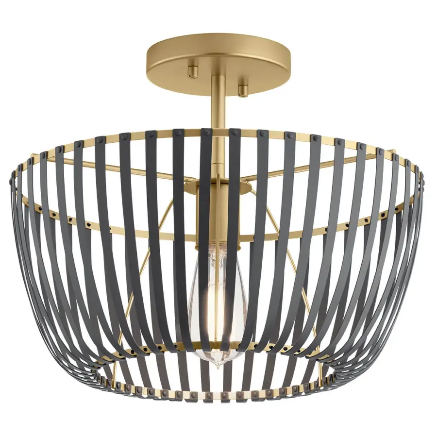 Ayn Semi-Flush Mount Ceiling Light - Image 1