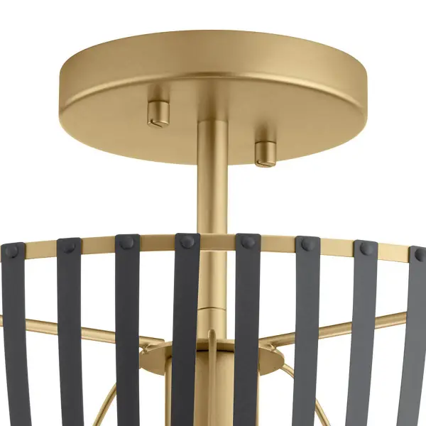 Ayn Semi-Flush Mount Ceiling Light - Image 3