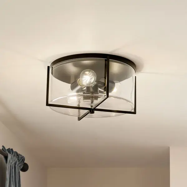 Birk 3-Light Flush Mount Ceiling Light - Image 3