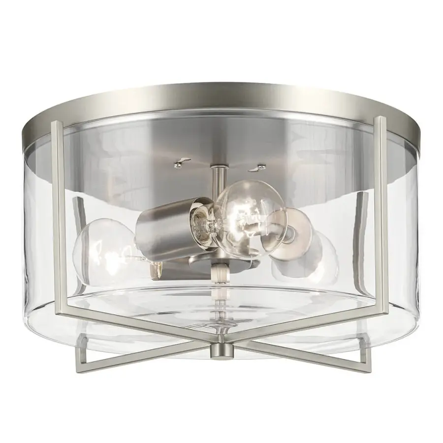 Birk 3-Light Flush Mount Ceiling Light - Image 1
