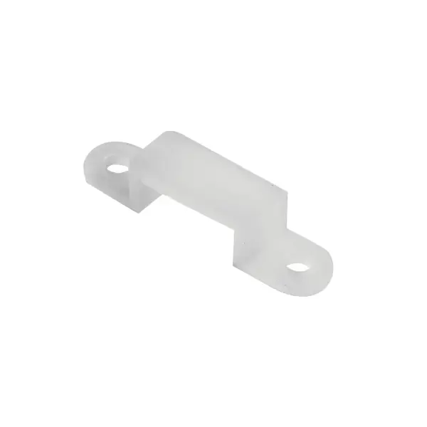 A practical silicone fastener designed to secure wet-rated COB tape light in challenging installations where adhesive backing alone won't hold. Ideal for outdoor and high-moisture environments.