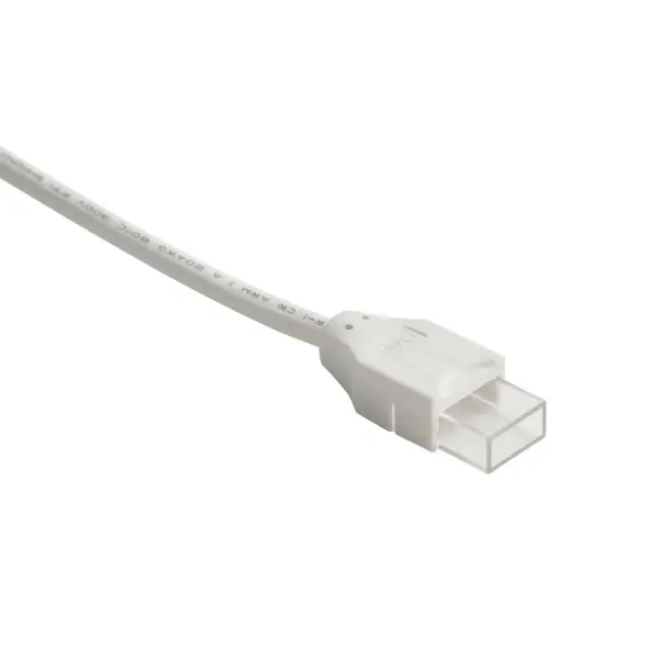 A practical accessory for connecting LED tape lights to power supplies in wet locations. The 6-foot supply lead provides installation flexibility for both indoor and outdoor applications.