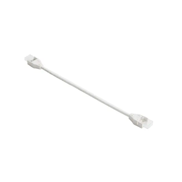 This 6-inch jumper cable bridges gaps between tape light sections and navigates corners in wet-rated installations. Designed specifically for 6T Series COB tape light systems with integrated LED technology.