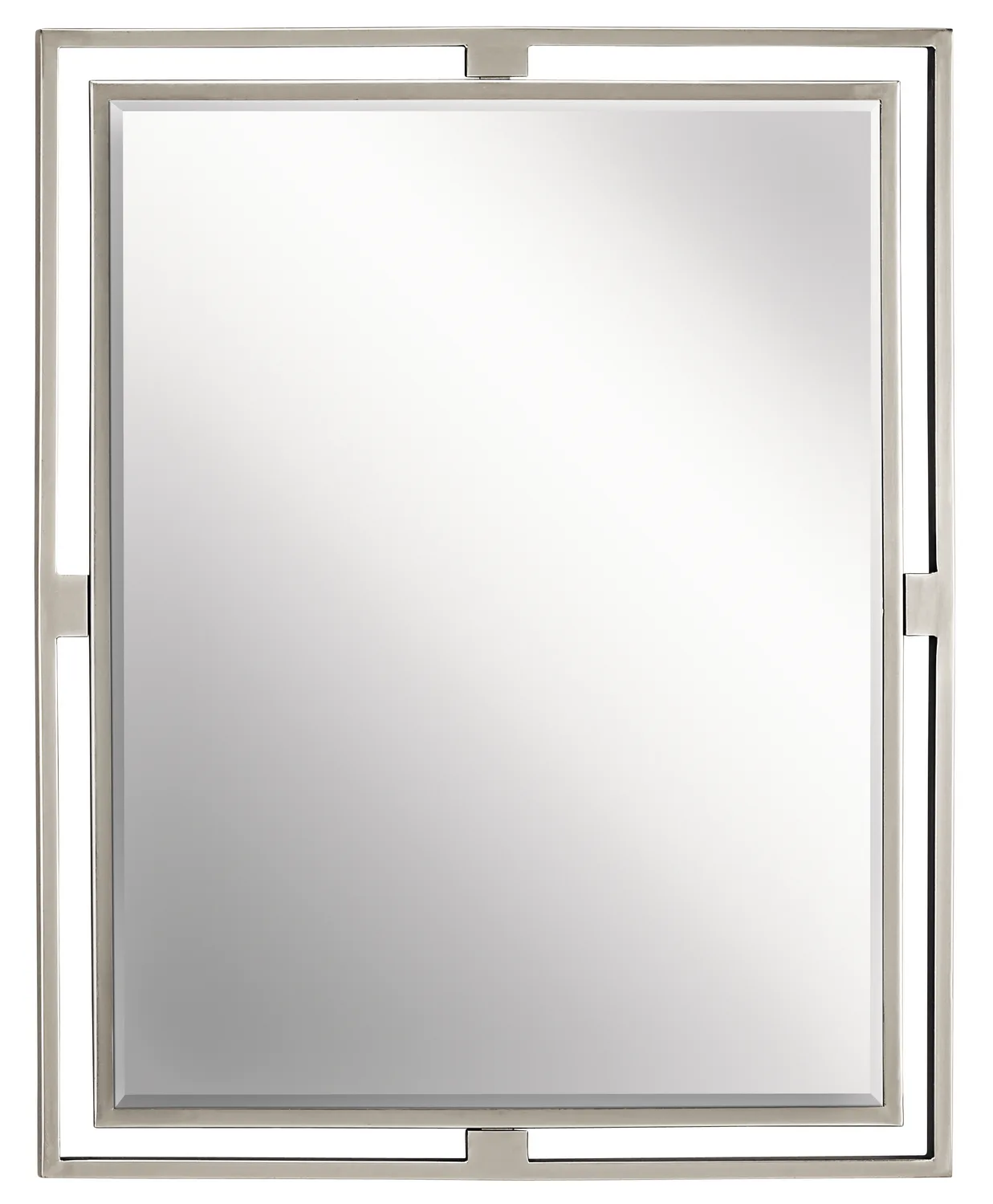 Hendrik 30" Mirror in Brushed Nickel