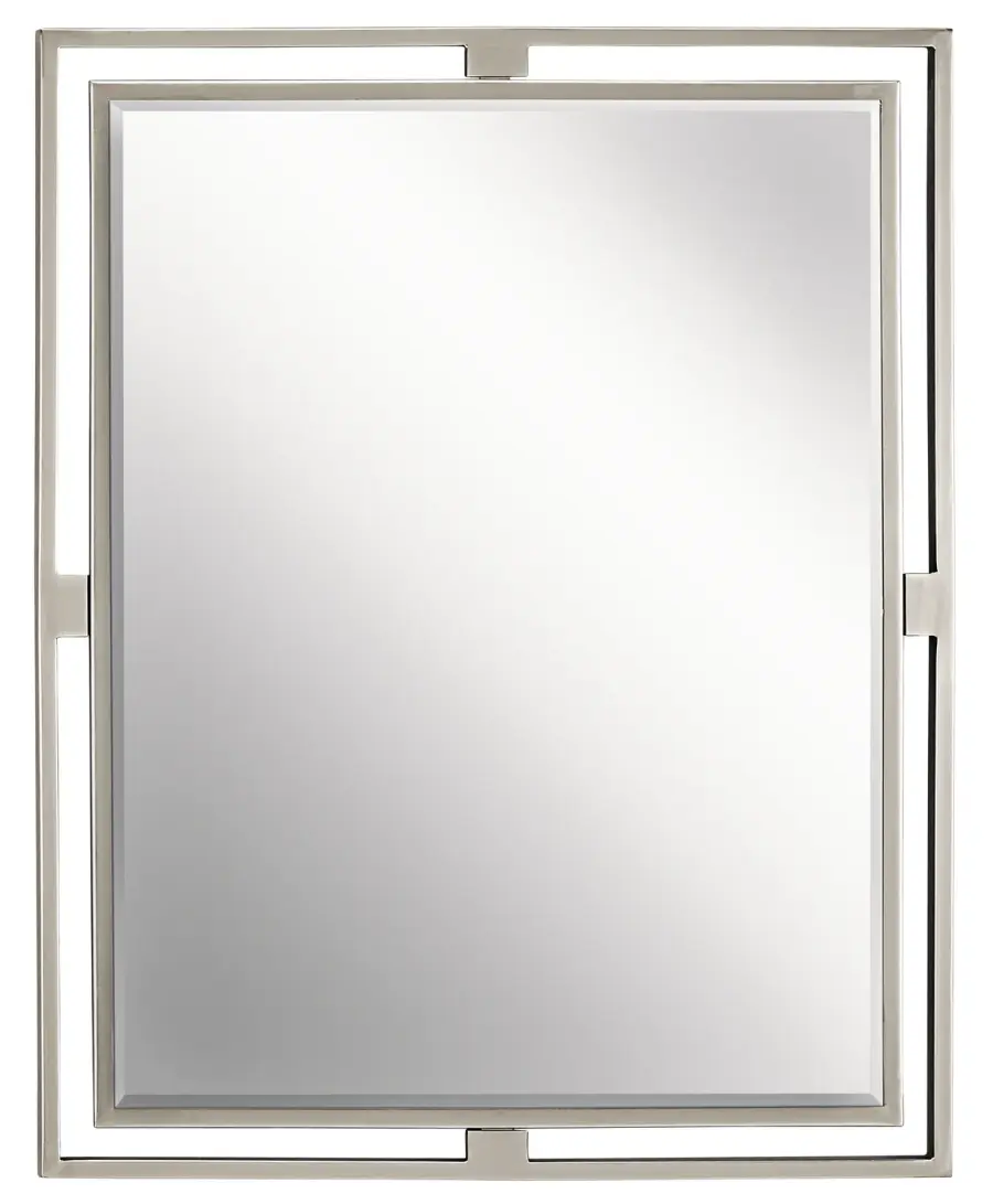 Hendrik 30" Mirror in Brushed Nickel