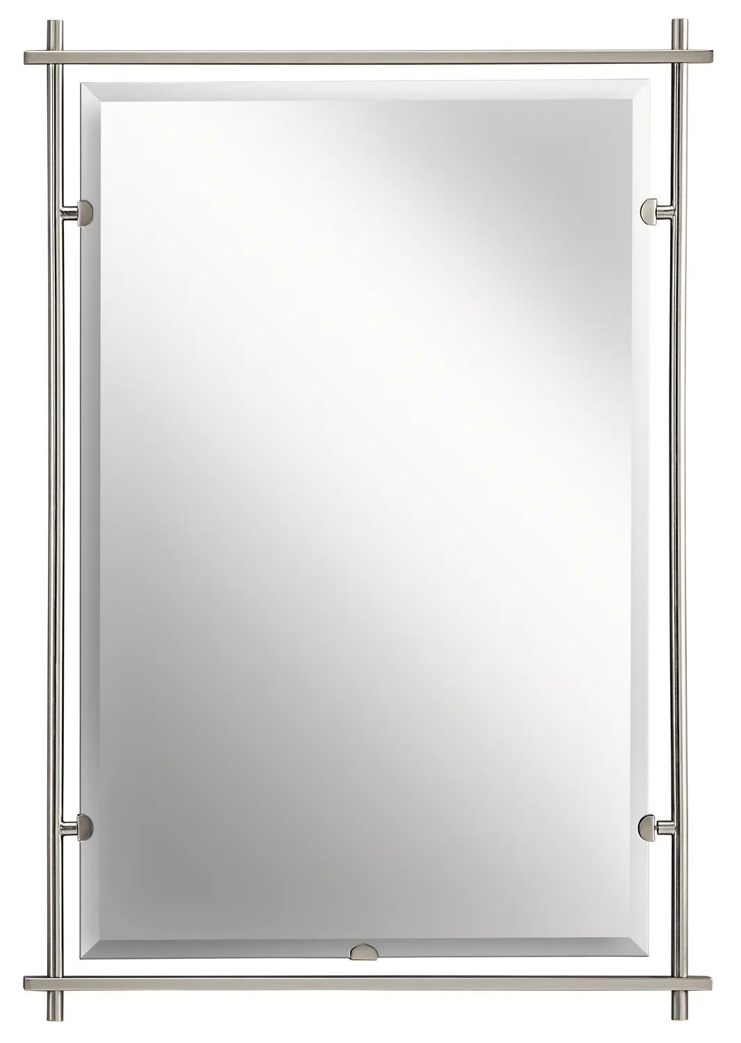 Eileen Mirror in Brushed Nickel
