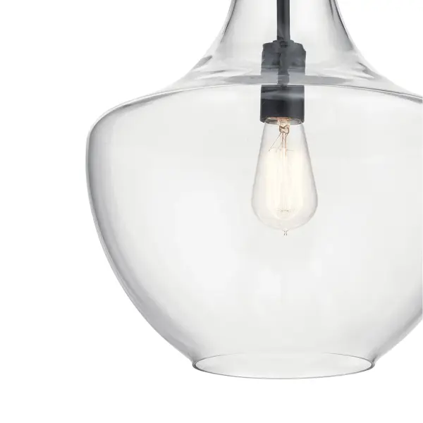Everly Black Pendant Light - Image 3