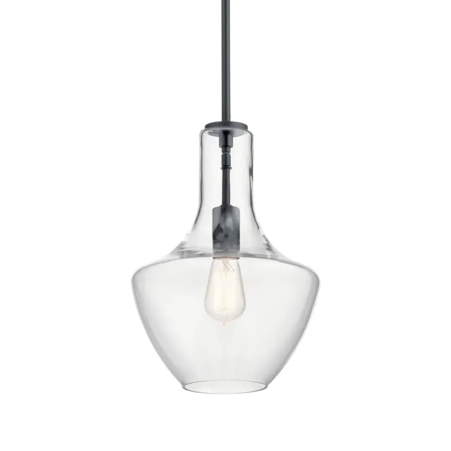 Everly Black Pendant Light - Image 1