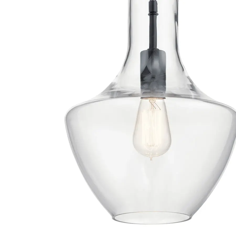 Everly Black Pendant Light - Image 3