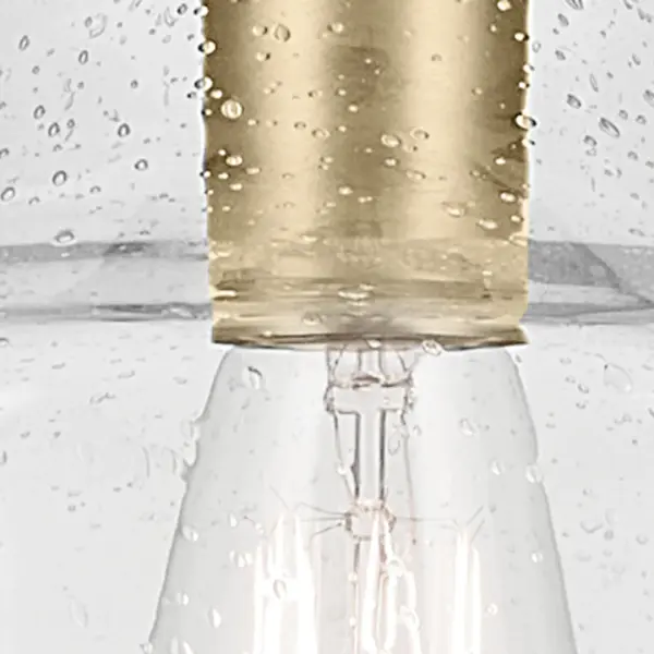 Everly 1-Light Pendant in Natural Brass - Image 2