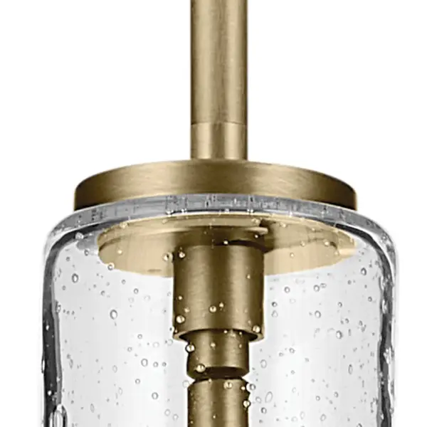 Everly 1-Light Pendant in Natural Brass - Image 3