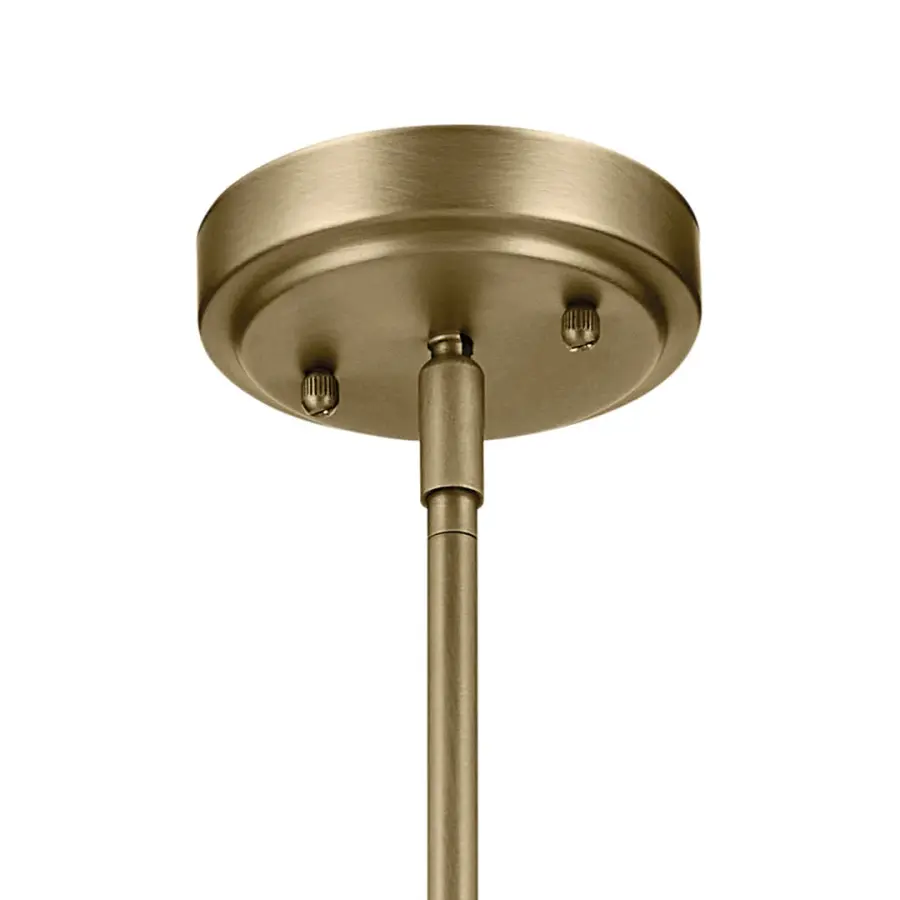 Everly 1-Light Pendant in Natural Brass - Image 5