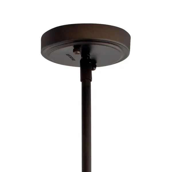 Everly 1-Light Pendant in Olde Bronze with Clear Glass - Image 4