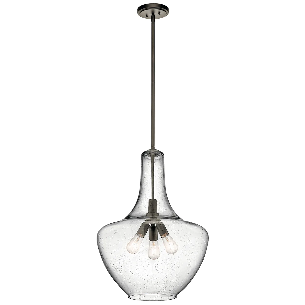 Everly Three Light Pendant in Olde Bronze