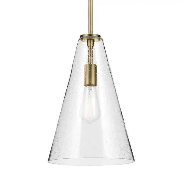 Everly Natural Brass Pendant - Image 1