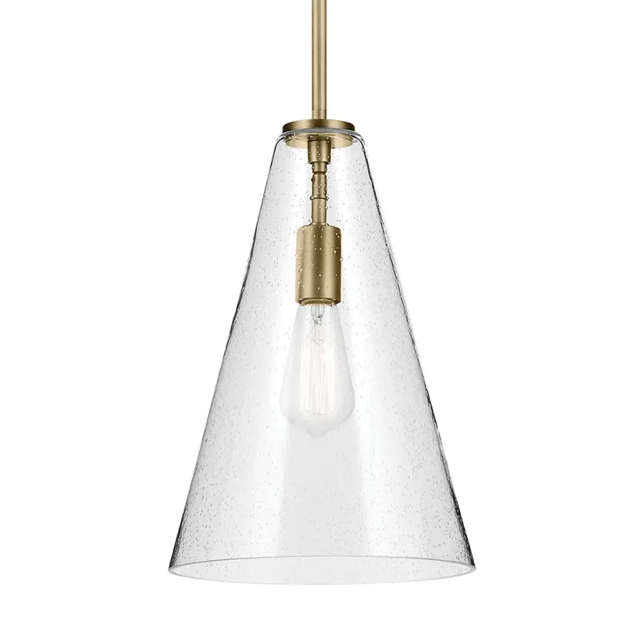 Everly Natural Brass Pendant - Image 1