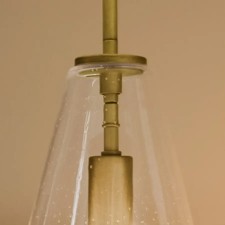 Everly Natural Brass Pendant - Image 6