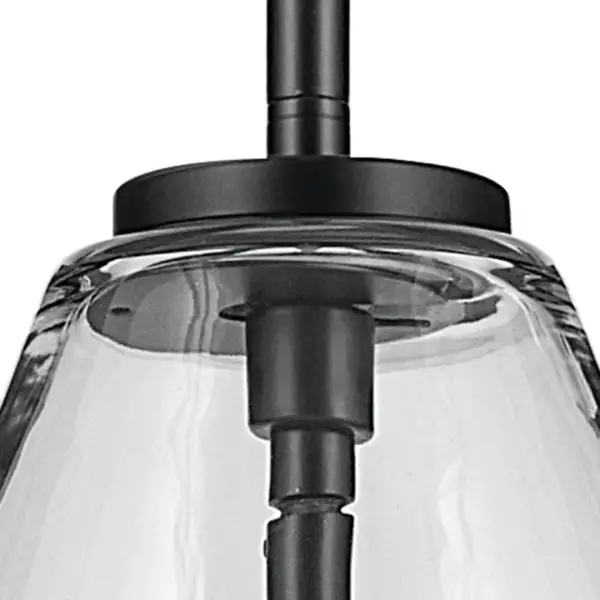 Everly 1-Light Pendant in Black - Image 3