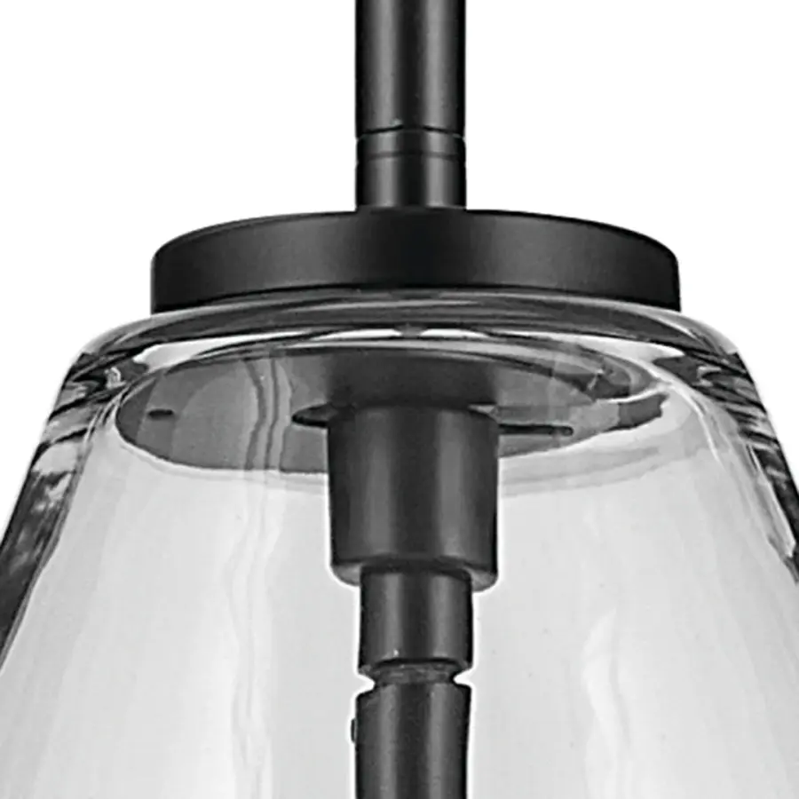 Everly 1-Light Pendant in Black - Image 3