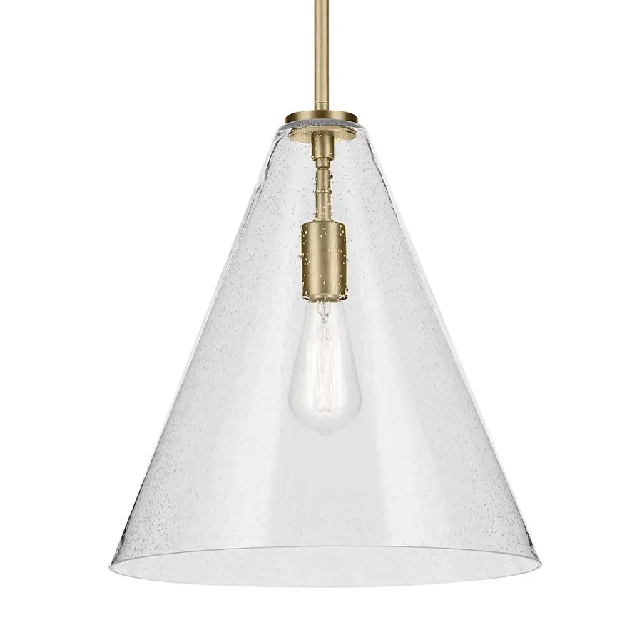 Everly Pendant in Natural Brass - Image 1